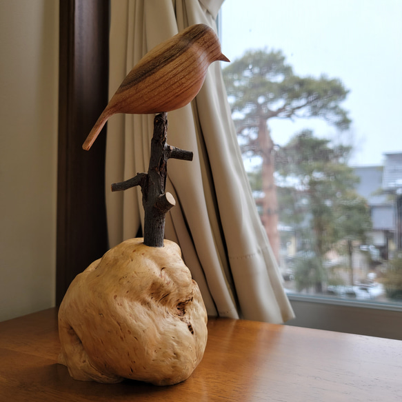 飛騨の木鳥(ことり) 大 ケヤキ 1枚目の画像