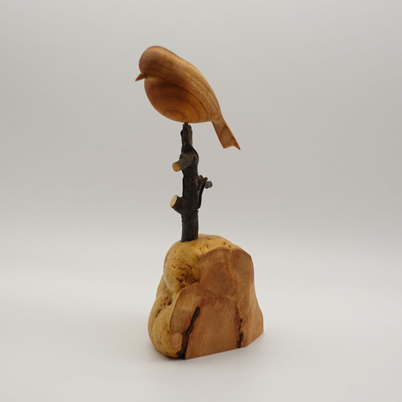 飛騨の木鳥(ことり) 大 ケヤキ 5枚目の画像