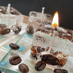 ◆珈琲豆が香る【Ice Coffee  candle】 1枚目の画像