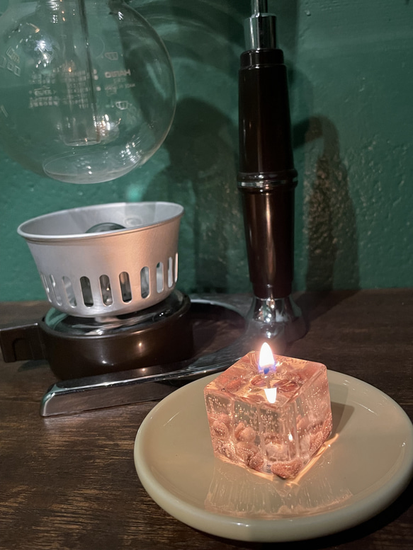 ◆珈琲豆が香る【Ice Coffee  candle】 4枚目の画像