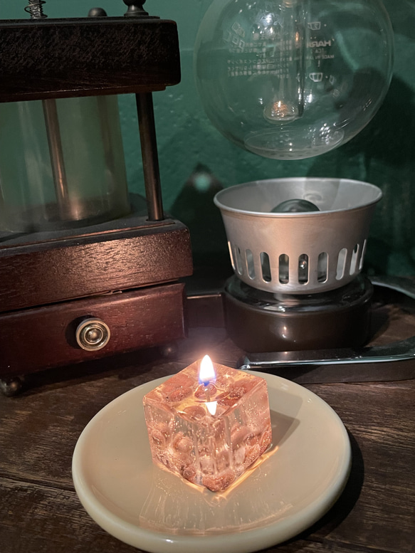 ◆珈琲豆が香る【Ice Coffee  candle】 5枚目の画像