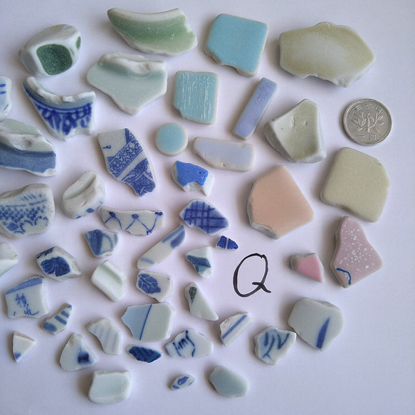 シー陶器Ｑ　静岡海散歩　アクセサリーパーツ、クラフト素材に 4枚目の画像