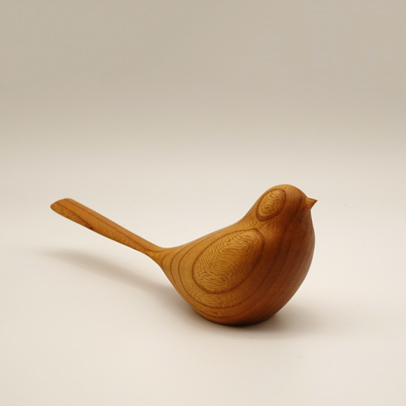 飛騨の木鳥(ことり) オブジェ ケヤキ 4枚目の画像