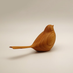 飛騨の木鳥(ことり) オブジェ ケヤキ 5枚目の画像