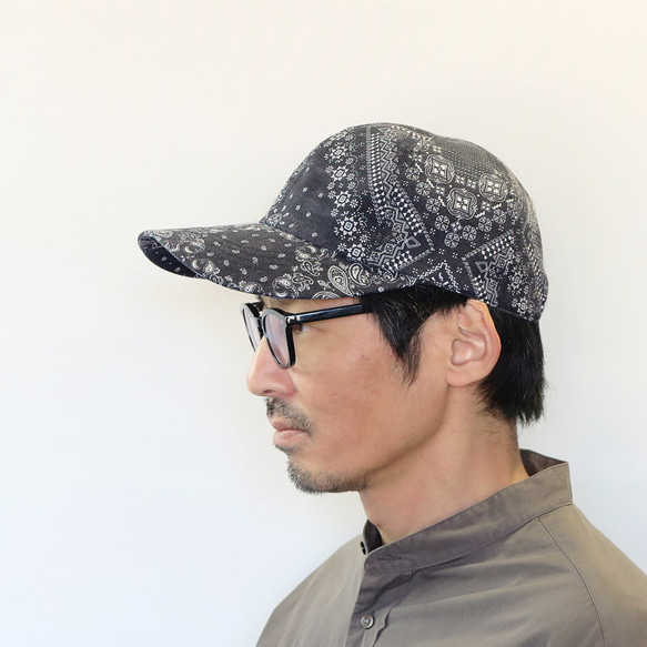 【Y2K】OPENYY プリンテッドバンダナキャップ ホワイト imgrc0117992898.jpg