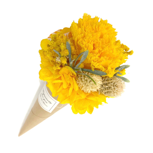 イエロー系プリザーブドフラワーブーケ イエロー系プリザーブドフラワーブーケ