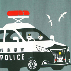 おとなTシャツ　ブルーグレー（兵庫県警察コラボ：リフレクター付） 5枚目の画像