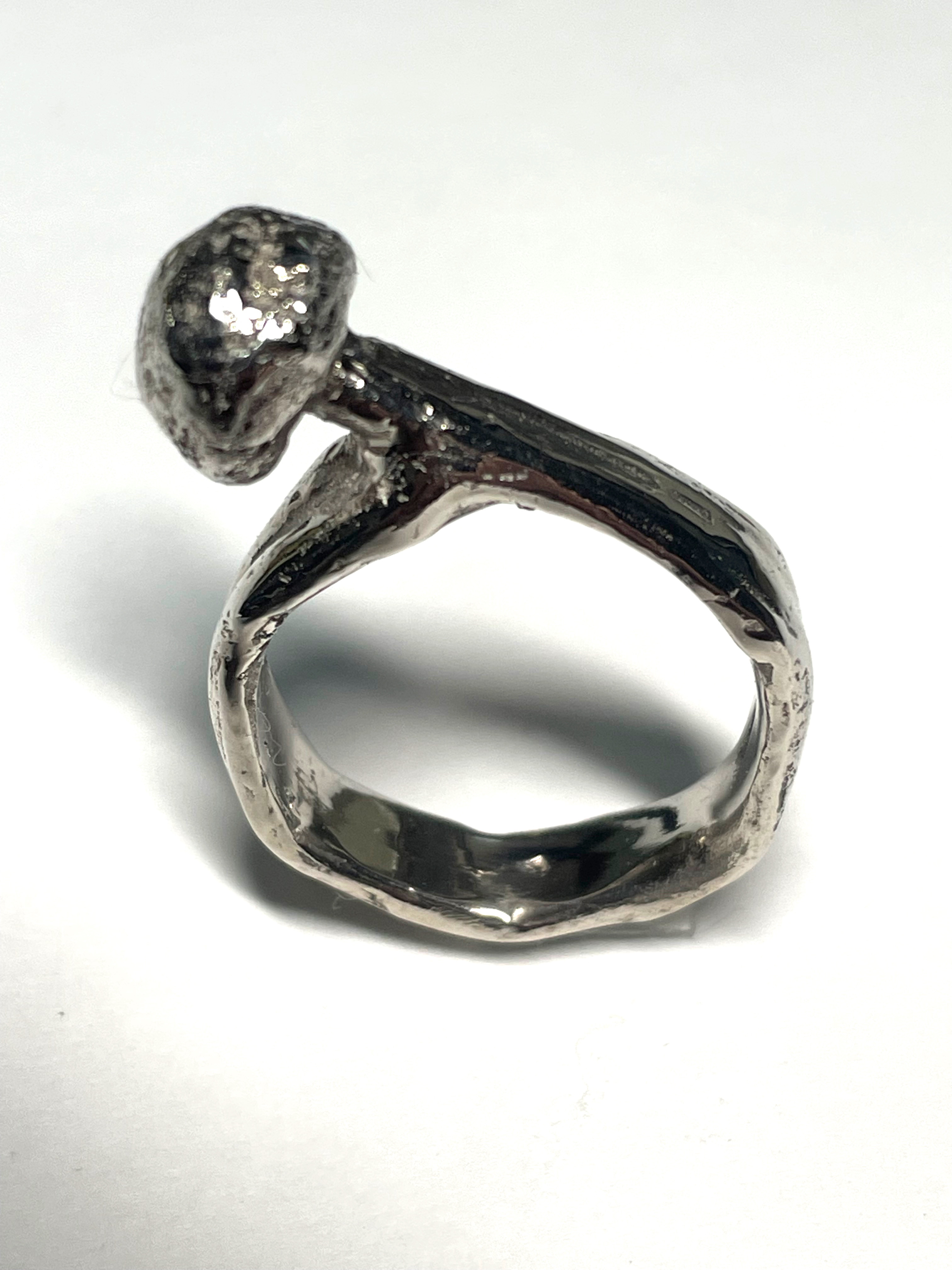 ハンドメイド　リング　エノキ