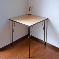 Turned leg antique Cafe table ろくろ脚 ダイニングテーブル Franck