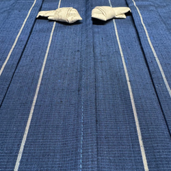 米沢織の機屋が作った「Uwappari玉繭たて絣」絹素材 5枚目の画像