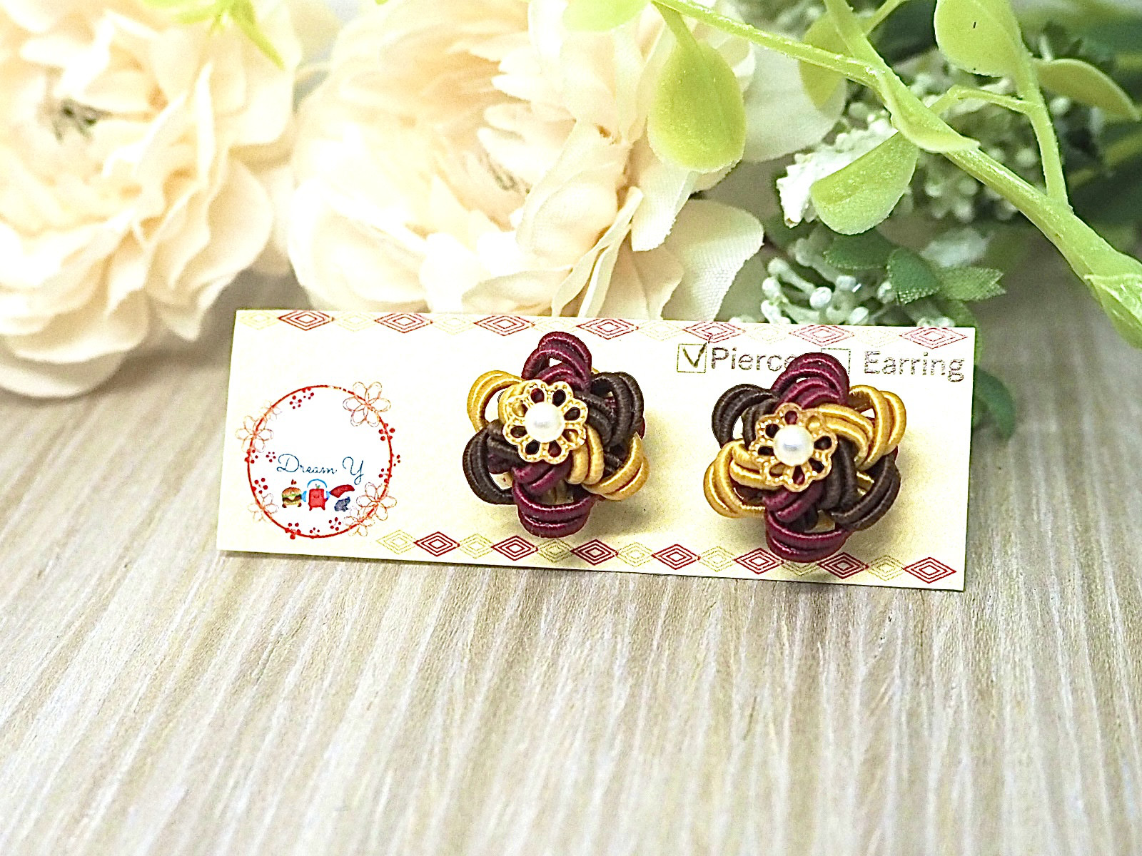 ゆあ★水引ピアス＆イヤリング 51点 水引ピアス/イヤリング 揺〜yuragi〜【美藏オリジナル