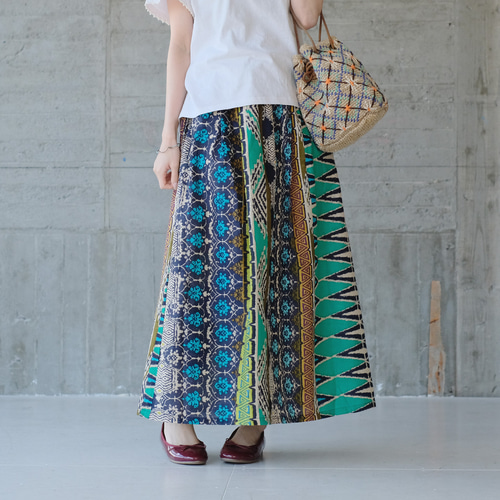 とても涼しい♪☆６パターン楽しめる♪ギャザーたっぷり♪手ぬぐいスカー ❤とても涼しい❤6パターン楽しめるギャザーたっぷり♪手ぬぐい