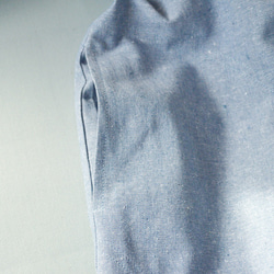 ピンタック仕様スタンドカラーポケット付きゆったり着られる大人可愛い七分袖ロングワンピース♪ 6枚目の画像