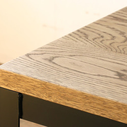 極厚ホワイトオーク無垢材のローテーブル　センターテーブル　カフェテーブル 7枚目の画像