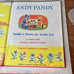 英国で出会った♪ 1950-1960年代の大型絵本 ヴィンテージ /「Andy Pandy 」 6枚目の画像