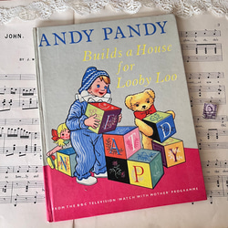 英国で出会った♪ 1950-1960年代の大型絵本 ヴィンテージ /「Andy Pandy 」 2枚目の画像