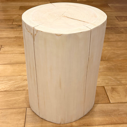 Hinoki  Wood  Stool  No.592 1枚目の画像