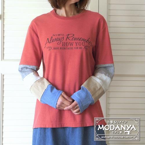 古着　Tシャツ　レディース　リメイクTシャツ リメイクショート丈ハードロックTシャツ IGT3192 | 古着屋mumu