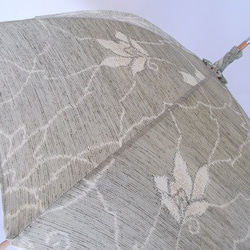 紬の日傘「マグノリア」 10枚目の画像