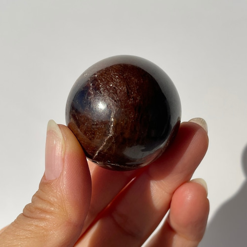 レア　高品質　スター効果　ガーネット　スフィア スターガーネット スフィア（丸玉）35◇Garnet◇天然石・鉱物