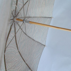 結城紬の日傘「春の海」 10枚目の画像