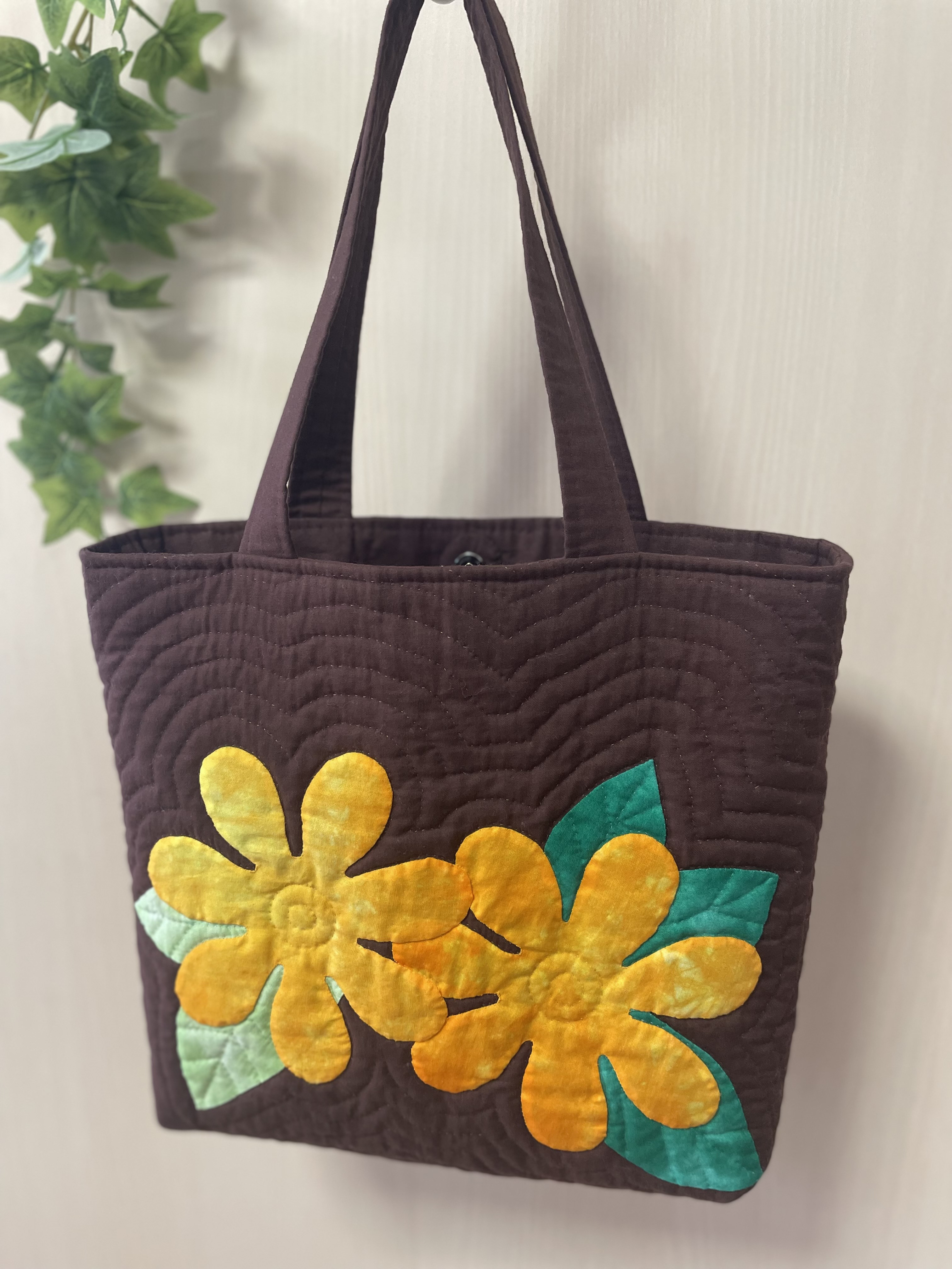 ハワイアンキルト◇トートバッグ◇ひまわり◇ハンドメイド 【公式通販】