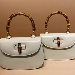 バンブーハンドルレザーバッグ ハンドバッグ Lavanta 通販 17345371