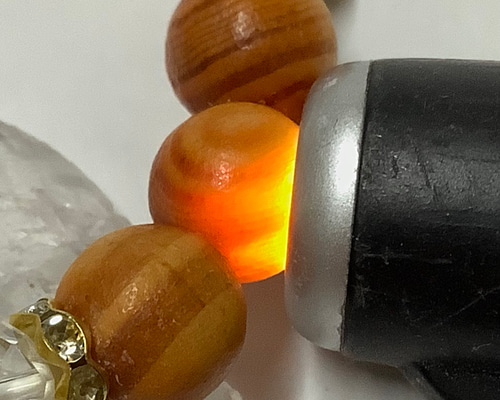 ペアブレスレット　流血樹、天珠ブレスレット　パワーストーン　お守り 数量限定☆身に付けるお守り 龍血樹＆水晶 ブレスレット