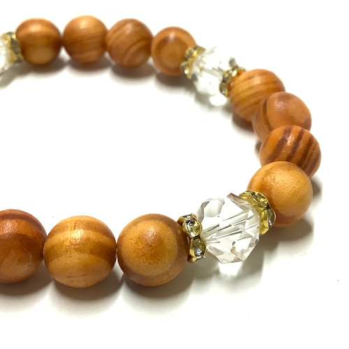 数量限定☆身に付けるお守り 龍血樹＆水晶 ブレスレット