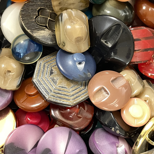 B級】ボタン アンティークボタン ヴィンテージボタン 詰め合わせ 輸入