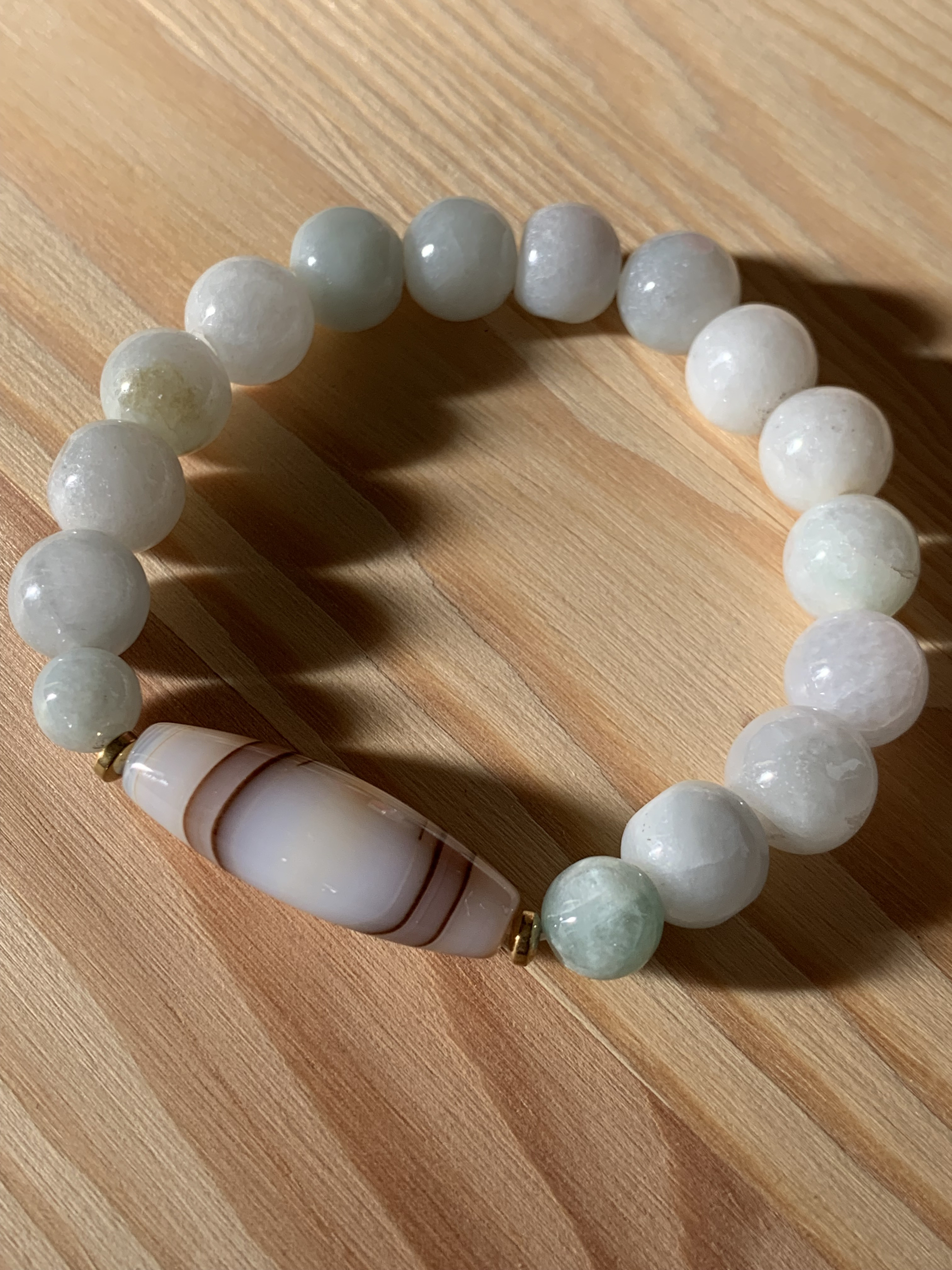 ③マヤ翡翠 千年以上の物 穴付き 希少 【公式通販】