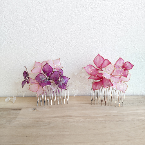 GUCCI フラワープリント ヘアバンド　紫陽花 GUCCI フラワープリント ヘアバンド 紫陽花 - メルカリ