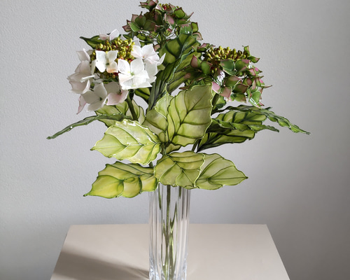 ネム　アメリカンフラワー花瓶付き紫陽花 547bb8064271e6a38516401373c2cd