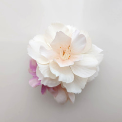 桜コサージュ ペアセット セレモニー 白×ピンク 7枚目の画像