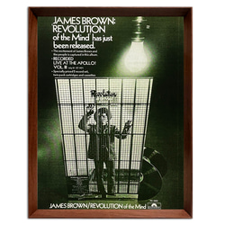 ジェームス・ブラウン 1960年代 アメリカ 雑誌 ヴィンテージ 広告 額付 ポスター 3枚目の画像