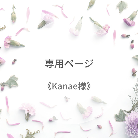 《Kanae様》専用ページ 1枚目の画像