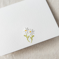 【akiさま専用】お花のメッセージカード 1枚目の画像