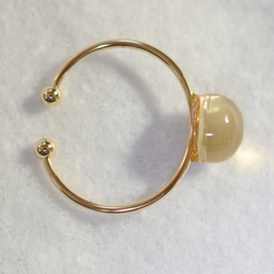 (1 個) 黃水晶手術不鏽鋼戒指 (8mm/均碼) 第3張的照片