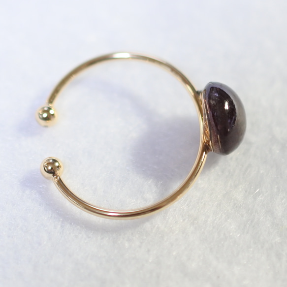 (1 件) 石榴石手術不鏽鋼環 (8mm/均碼) 第3張的照片