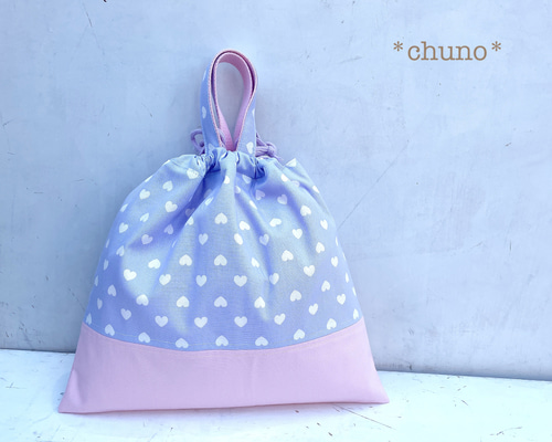 専用☆ハンドメイド✳︎縦長巾着 テラゾー柄 縄跳び袋や母子手帳入れ