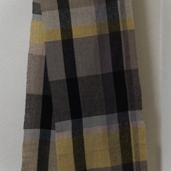 手織り　マフラー　カシミヤ　AWM-015 5枚目の画像