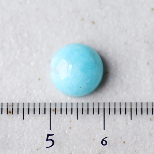 アマゾナイト＊ラウンド・カボション・カット＊4.32ct＊10.0mm＊FAM  