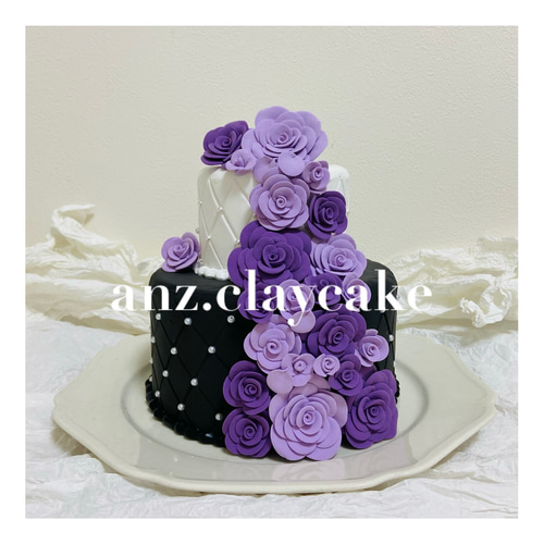 クレイケーキ キルティング加工風 雑貨・その他 anz.claycake