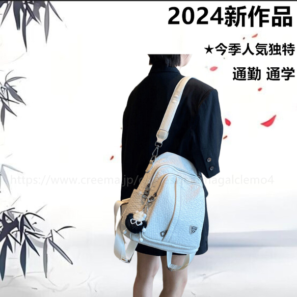 旅行とレジャー 牛革 布 「背負えるトートバッグ」ファッションレトロヨーロッパとアメリカのバックパックコンピュータバッグ 3枚目の画像