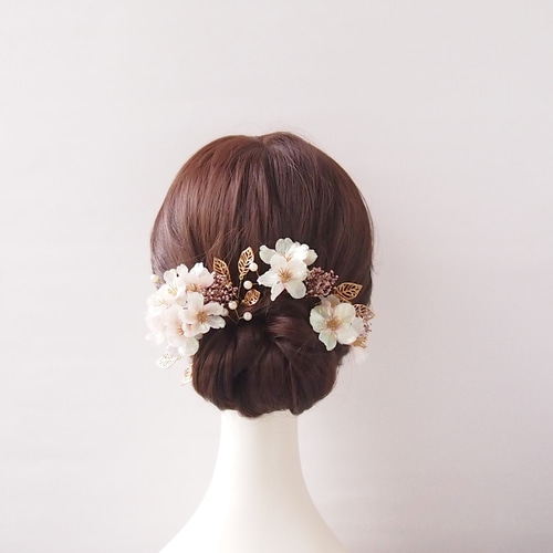 ヘッドドレス / 桜 ウェディング 前撮り 成人式 入学・卒業式 ヘッドドレス / 桜 ウェディング 前撮り 成人式 入学・卒業式