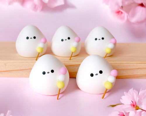 三色団子シマエナガ その他置物 つぶ屋 通販 17346938｜Creema(クリーマ)