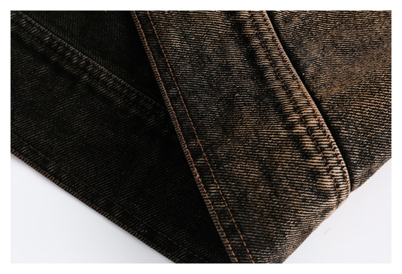 レトロデニムジャケットのトレンドデザイン・メンズレディー兼用 W218 14枚目の画像