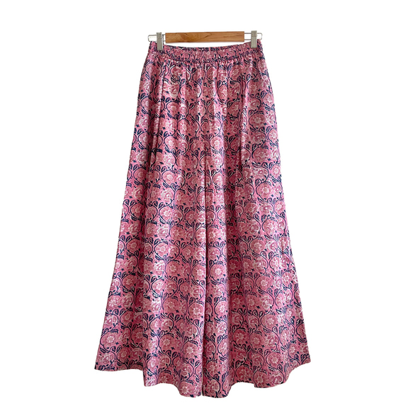 【85cm丈】Skirt Pants | Pink 4枚目の画像