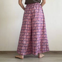 【85cm丈】Skirt Pants | Pink 3枚目の画像