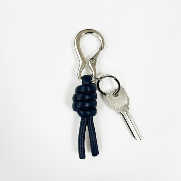 Fat Key Ring /【NAVY】 6枚目の画像